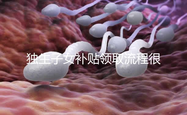 獨(dú)生子女補(bǔ)貼領(lǐng)取流程很簡(jiǎn)單，攜帶好相關(guān)證件是關(guān)鍵