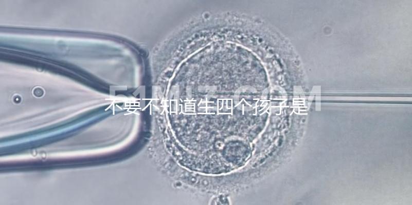 不要不知道生四個(gè)孩子是否違反計(jì)劃生育法小心面對高額罰款