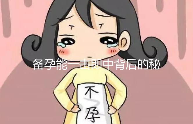 備孕能一擊即中背后的秘密？你要長期做到這6點！