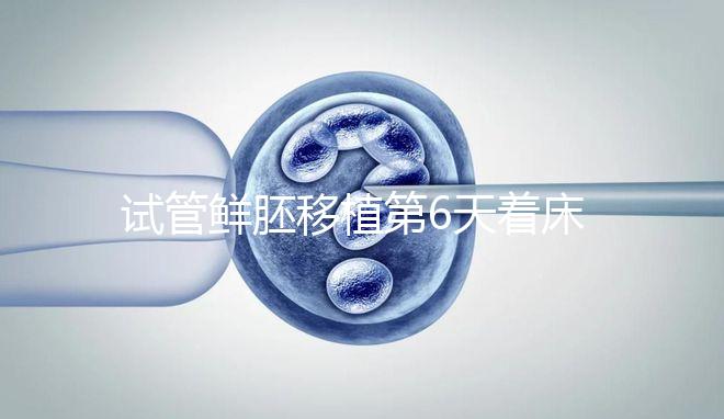 試管鮮胚移植第6天著床了沒？測出大白板還能懷孕嗎？