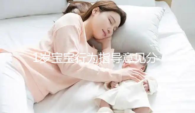 1歲寶寶行為指導意見分享,訓練后能力評測81分不成問題